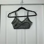 Aerie Offline Leopard Print Gray Sports Bra Size Small Photo 1