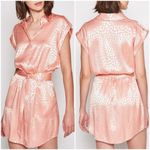 Joie nwt //  daran island sunset leopard satin mini dress Photo 13