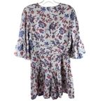 Thakoon White Floral Cotton Eyelet Bell Sleeve Romper Size Small AS Photo 8