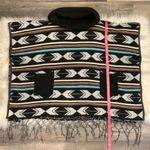 Double Zero wool blend cowl neck poncho sweater M Photo 6