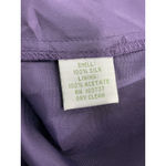 Donna Morgan Womans  Size 6 Purple Strapless Lined Flowy Silk Cocktail Dress Photo 3