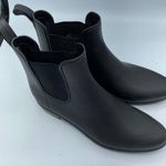 Sam Edelman Black Rubber Chelsea Rain Boots Womens 10 Waterproof Winter Fall Photo 4