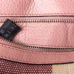 Gucci Bamboo Turn-Lock Daily Hand Bag Pink Leather 2way Silver Hardware Auth Photo 12