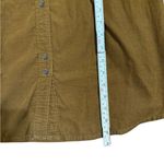 Bob Timberlake Dark Camel Brown Corduroy Button Front Dress 14 Fall Transition Photo 7