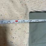 Loft  Cozy‎ Cream Flecked Cotton Turtleneck Sweater Size XS Petite Oversized Photo 3