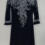 London Times Black / White Dress Sz 10 Photo 4