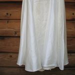 Mac Duggal  68137  Womens White Feather Shoulder Satin V Neck Gown Dress Photo 9