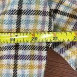 L.L.Bean Wool Tweed Blazer Striped Leather Buttons 4 Front Faux Pocket Sz 16 Photo 14