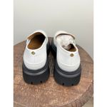 Maje NWT  White Leather Platform Loafers Chunky Lug Sole Women's Shoes Size 40 Photo 8
