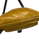 Nina Bossi Mustard Crossbody glazed Leather Bag Yellow Photo 5