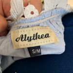 Alythea Light Blue Blouse with White Lace Trim by  Photo 3