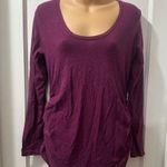 Old Navy  Purple Long Sleeve Maternity Top in S Photo 0