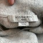 ALLSAINTS  Ridley Gray Wool Cashmere Ribbed Turtleneck Sweater Small Photo 1