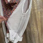 Free People  Movement Prism Red Earth Colorful Mesh Hooded Tank Top L Photo 6