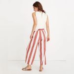 Madewell  Huston Pull-On Crop Pants in Evelyn Stripe M Photo 4
