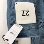 RE/DONE 90s Relaxed Long Rigid Jeans Denim Button Fly High Waist Blue 27 NWT Photo 2