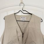 Columbia Women Fossil Tan Elkhorn Outdoor Fishing‎ Utility Hunting Large Vest Photo 2