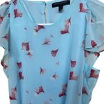 Banana Republic  Blue Floral Midi Dress 4P Photo 4