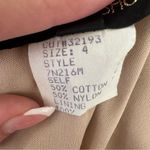 Tadashi Shoji One Shoulder Scalloped Embroidered Dress Women’s 4 Cream Elegant Photo 6