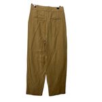 Wilfred Aritzia  Carrot Pants Women’s Size 2 Tan Tencel Linen High Rise Photo 8