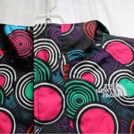 The North Face - Hooded Insolated Jacket, Hyvent, Black w/ Multicolor Circles Photo 2