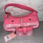 Juicy Couture  Pink Denim Bi Fold snap Wallet Photo 4