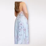 Lulus Blooms For You Pale Blush Floral Print Maxi Dress Size S Boho Spring White Photo 5