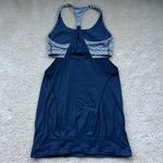 Lululemon Practice Freely Tank in Navy White Gingham - Size 4 - EUC Photo 5
