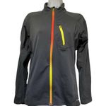 Salomon actitherm gray ombre full zip bike cycling jacket womens Size S Photo 0
