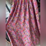 MELLODAY  floral midi dress ditsy colorful print smocked ruffle sleeve flutter Photo 4