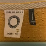 Anthropologie  Akemi‎ + Kin sylvie pointelle yellow roll sleeve Size Medium Photo 6