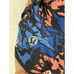 Lululemon Shorts Womens 4 Black Blue Pink Speed Up Printed Run Athletic Gym Photo 3