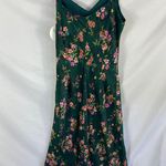 NWT Lost + Wander Sarah Floral Print Midi Slipdress Green Size Medium Photo 7
