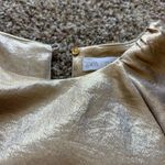 ZARA  Gold Dress Photo 1