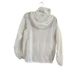 Zeagoo Women's  White Full Zip Hooded Windbreaker Jacket S Photo 9