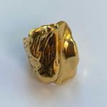 Saint Laurent  Organic Brass Ring size 6 Photo 2