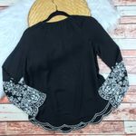 Love Sam  black boho‎ embroidered blouse Photo 5