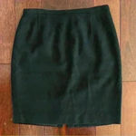 Vintage Women’s Gianni Sport Short Black Skirt 100% Wool Lined USA Size 16 Photo 0