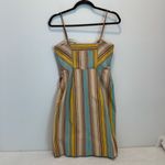 Anthropologie Moulinette Soeurs Straightaway Jacquard Striped Dress with Bow Detail size 2 Photo 3