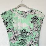 ZARA  Trafaluc Green Mint Floral Hawaiian Pockets Casual Sleeveless Mini Small Photo 2
