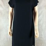 Nine West Cold-Shoulder Black Shift Dress NEW 4 Photo 0