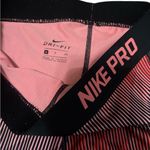 Nike Red and Black Patterned Leggings Photo 2