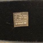 Coach Jacquard Signature C Laced Up Back Bow Heeled Black Rainboots Sz 9 Photo 8