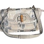 Melie Bianco python print handbag purse Photo 0