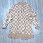 Jessica Simpson  Women's Plus Size Hounds Tooth Open Cardigan Sweater 1X Photo 5