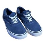 Vans Era Low Top Navy & White Front Tie Slip On Sneakers Shoes Women size 7.5 Photo 4