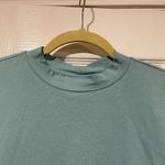 Hippie Rose NWT  Size L Whisper Sage Second Skin Short Sleeve Mock Neck Top Photo 1