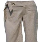 Cache Sand Beige Tan Self Belt Bermuda Walking City Short Belted New NWT $88 Photo 2