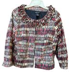 Ivy Chic size L short boxy 3/4 length sleeves jacket. Black Size L Photo 2