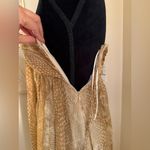EXPRESS Strapless Gold Dress Photo 2